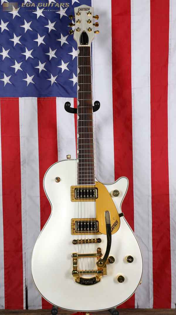 Gretsch Limited Edition G5237TG Electromatic Jet FT Bigsby Electric Guitar - Champaign White Metallic