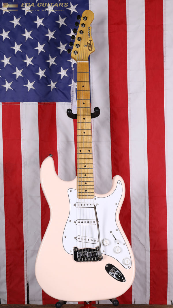 G&L Tribute Series Legacy - White Satin Frost