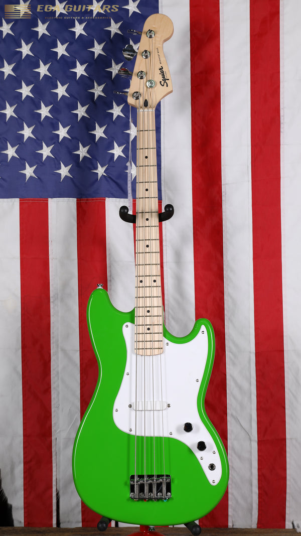 Squier Limited Edition Sonic Bronco Bass - Lime Green