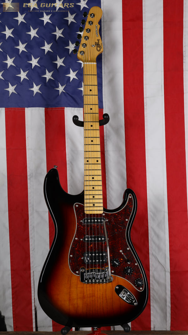 G&L Tribute Series Legacy HSS - 3-Tone Sunburst