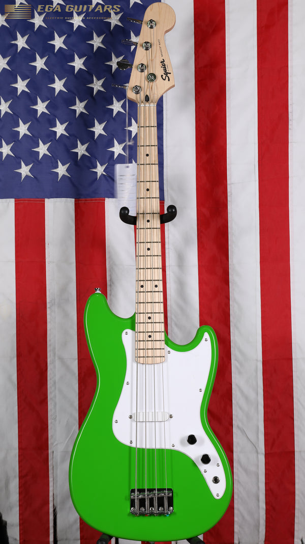 Squier Limited Edition Sonic Bronco Bass - Lime Green