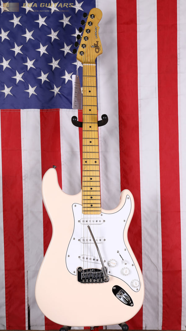 G&L Tribute Series Legacy - White Satin Frost