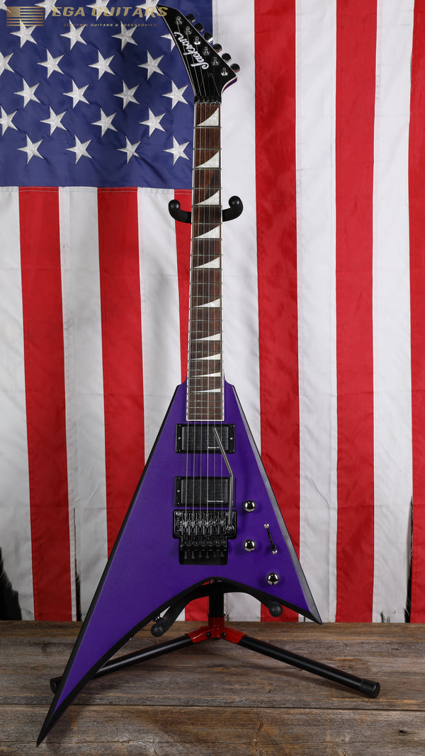 Jackson X Series RRX24 Rhoads - Purple Metallic with Black Bevels