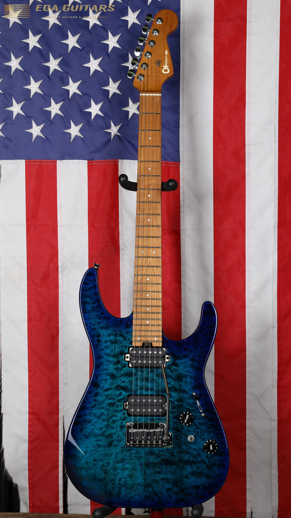 Charvel Pro-Mod DK24 HH 2PT CM QM - Chlorine Burst