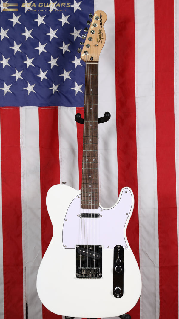 Squier Affinity Telecaster with Laurel Fretboard, String Through Body - Olympic White