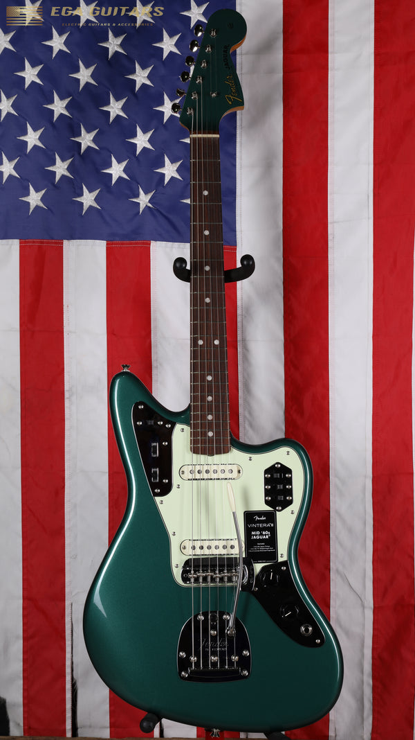 Fender Vintera III Mid '60s Jaguar - Sherwood Green Metallic