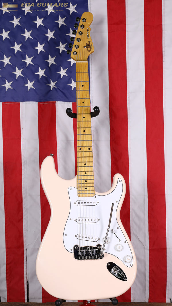 G&L Tribute Series Legacy - White Satin Frost