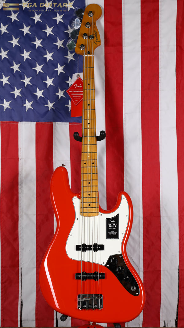 Fender Player II Jazz Bass - Coral Red