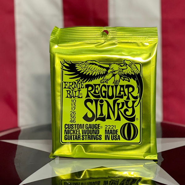Ernie Ball 2221 Regular Slinky Electric Guitar Strings - .010 -.046
