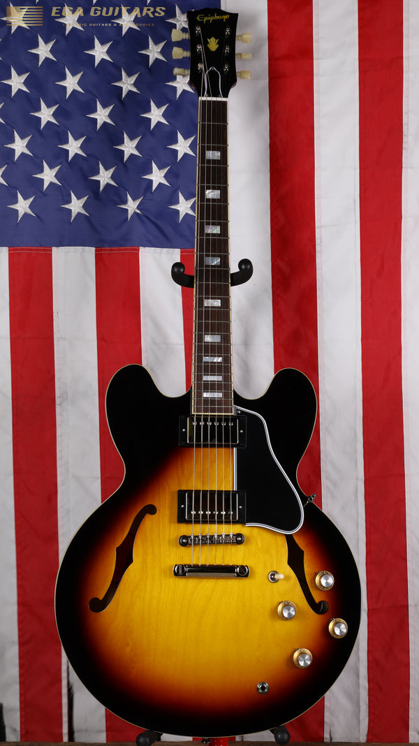 Epiphone "Inspired by Gibson Custom" '62 ES-335 Reissue - Vintage Burst