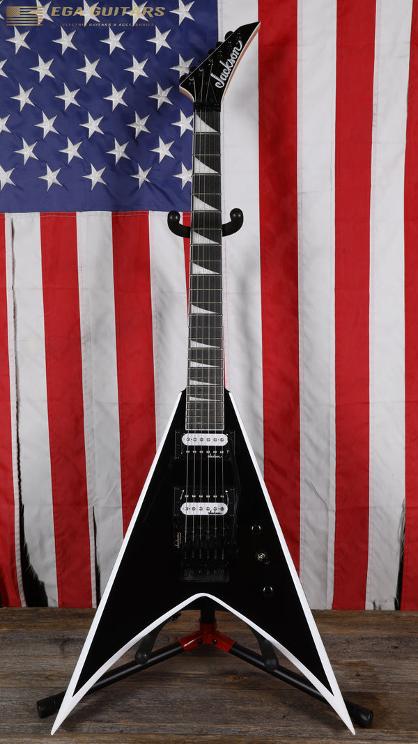 Jackson JS Series JS32 King V with Amaranth Fretboard - Black with White Bevels