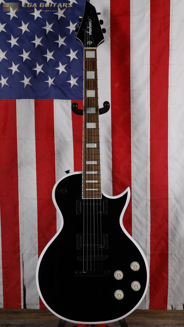 Jackson X Series Marty Friedman Signature MF-1 - Black with White Bevels