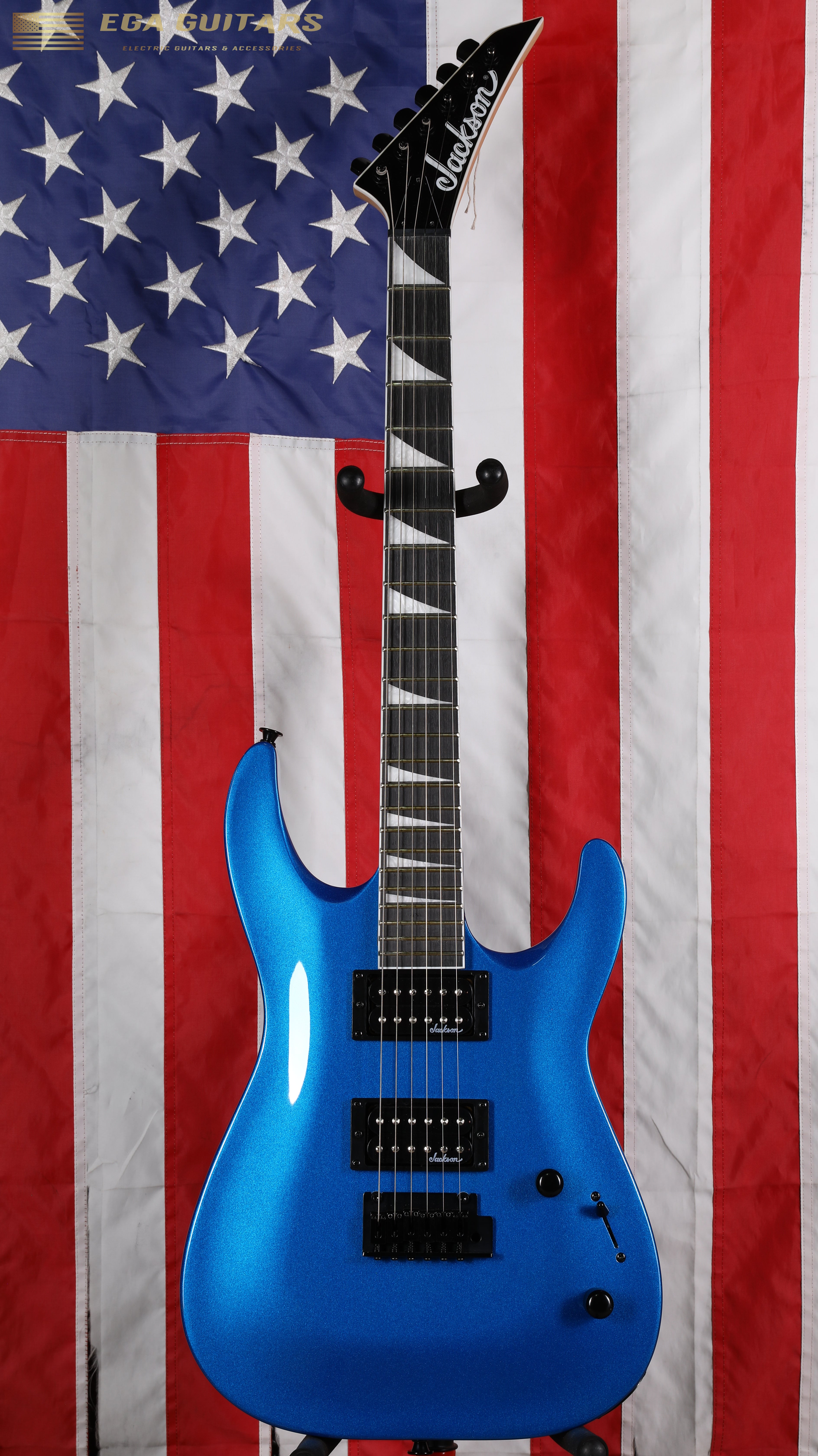 Jackson JS Series JS22 DKA Dinky Archtop - Metallic Blue – EGA Guitars