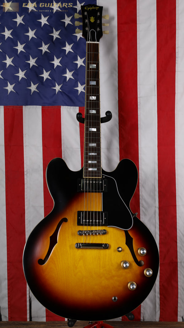 Epiphone "Inspired by Gibson Custom" '62 ES-335 Reissue - Vintage Burst