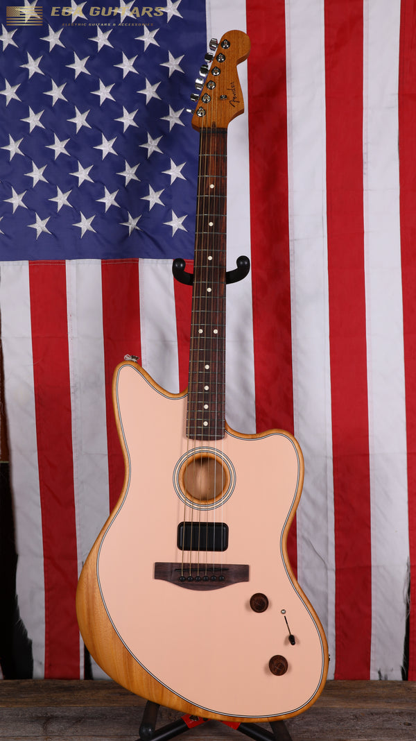Fender Acoustasonic Player Jazzmaster - Shell Pink