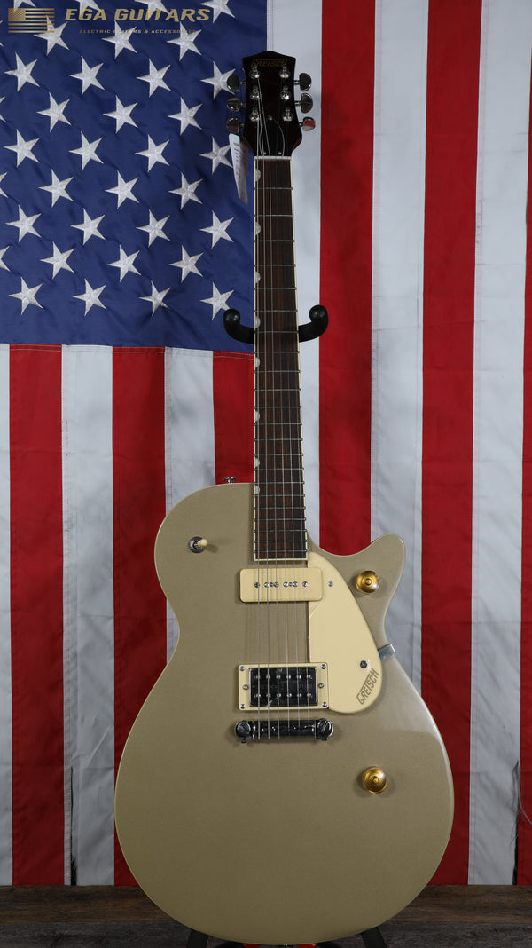 Gretsch G2215-P90 Streamliner Junior Jet Club - Sahara Metallic