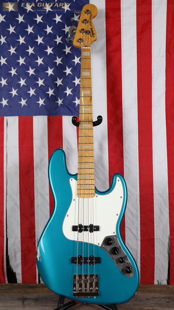 Squier Classic Vibe Active '70s Jazz Bass - Ocean Turquoise