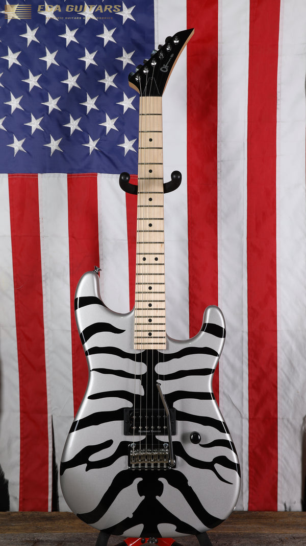 Charvel Limited Edition Super-Stock San Dimas Style 1 - Silver Bengal