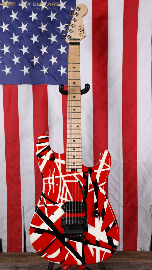 EVH Striped Series Electric Guitar - Red/Black/White