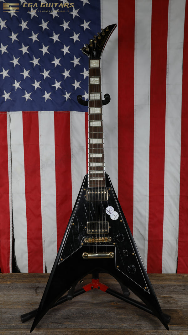 Jackson X Series Scott Ian Signature King V KVXT with Laurel Fretboard - Gloss Black