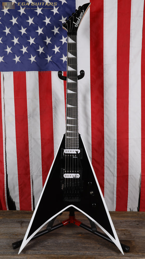 Jackson JS Series JS32 King V with Amaranth Fretboard - Black with White Bevels