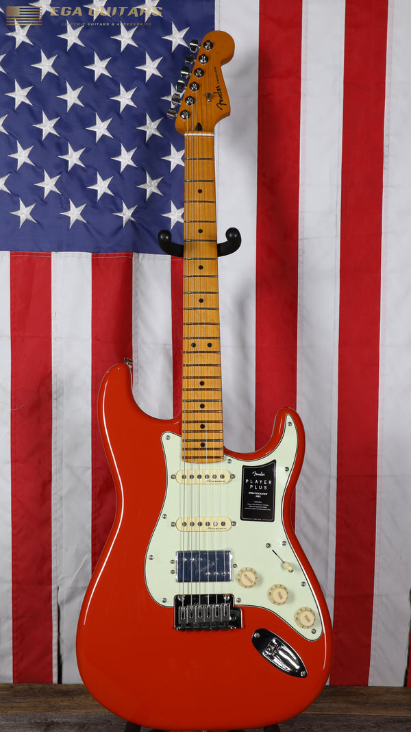 Fender Player Plus Stratocaster HSS with Maple Fretboard - Fiesta Red