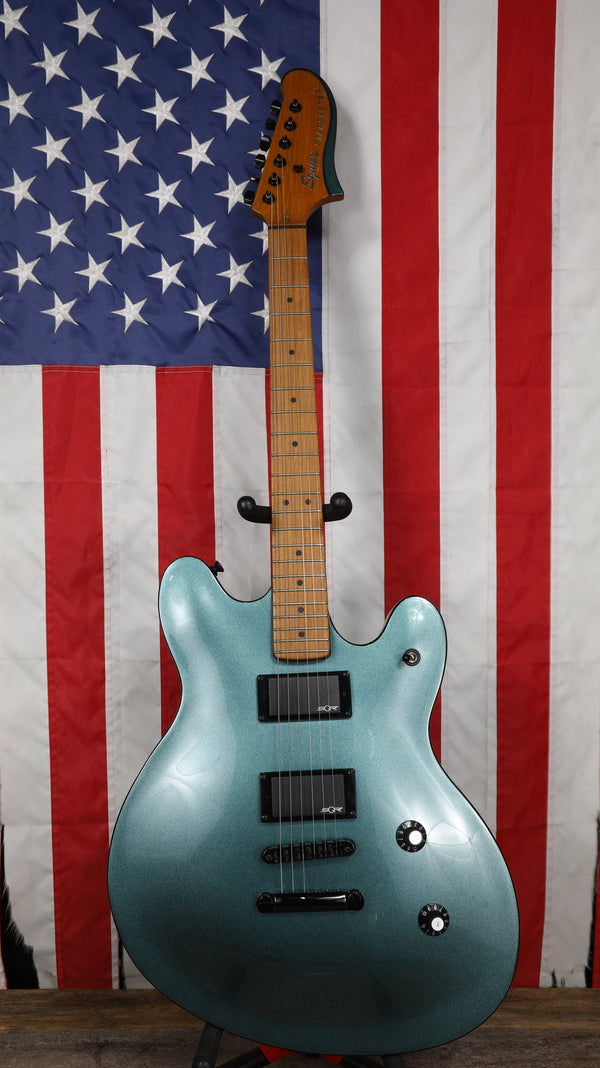 Squier Contemporary Active Starcaster - Gunmetal Metallic