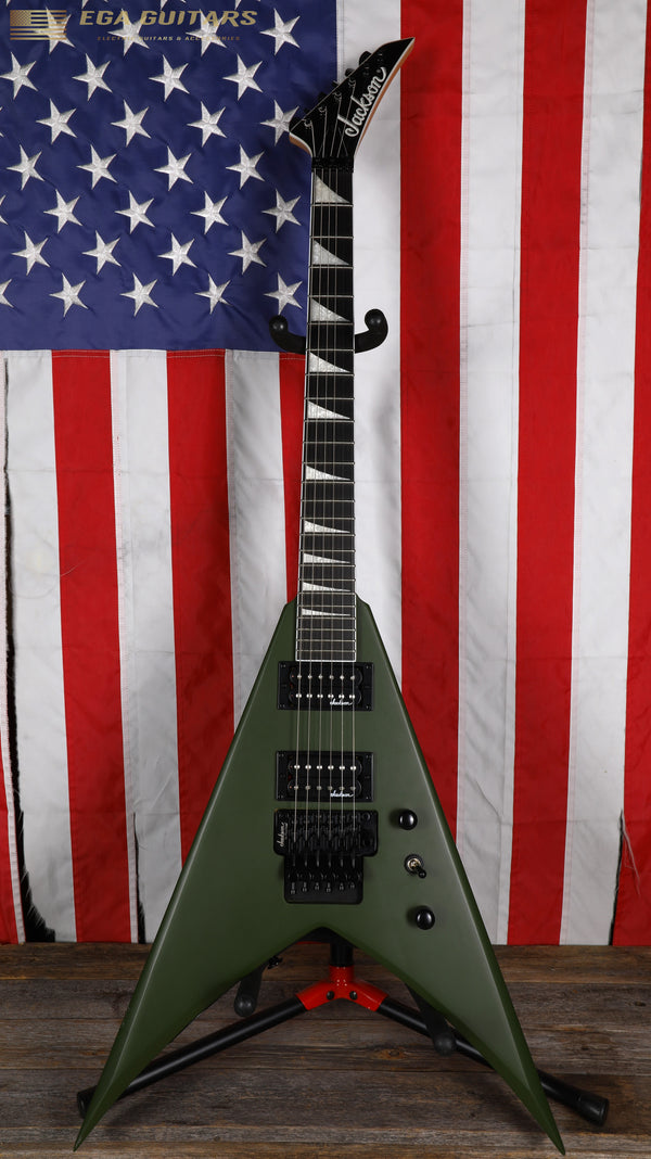 Jackson JS Series JS32 King V with Amaranth Fretboard - Matte Army Drab