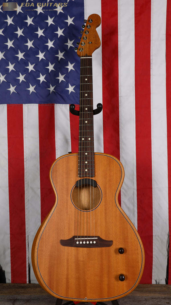 Fender Highway Series Parlor Mahogany Top - All Mahogany