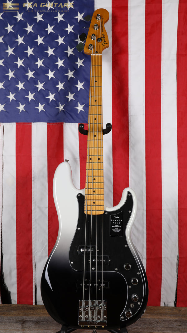 Fender Player Plus Precision Bass with Maple Fretboard - Silver Smoke