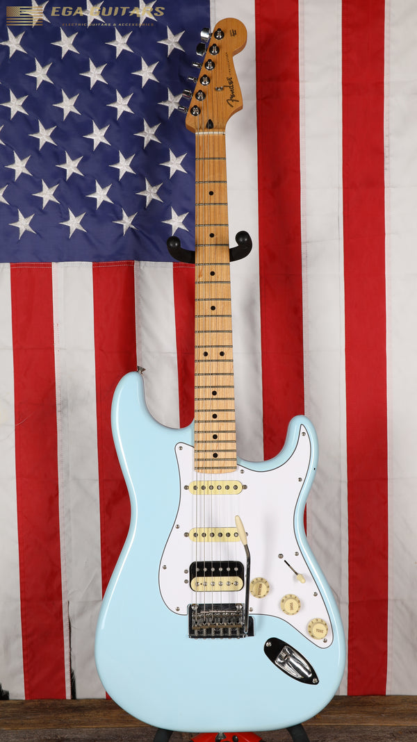 Limited Edition Fender Player Stratocaster HSS with Maple Fretboard- Sonic Blue