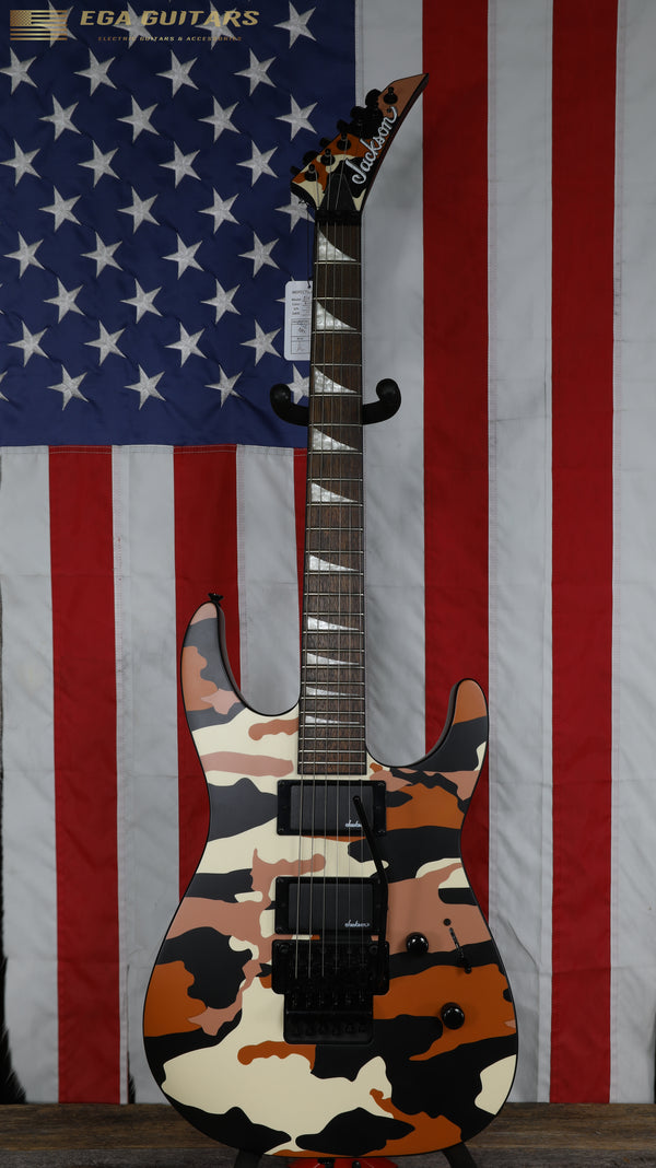 Jackson X Series SLX DX Camo Soloist - Butterscotch Camo