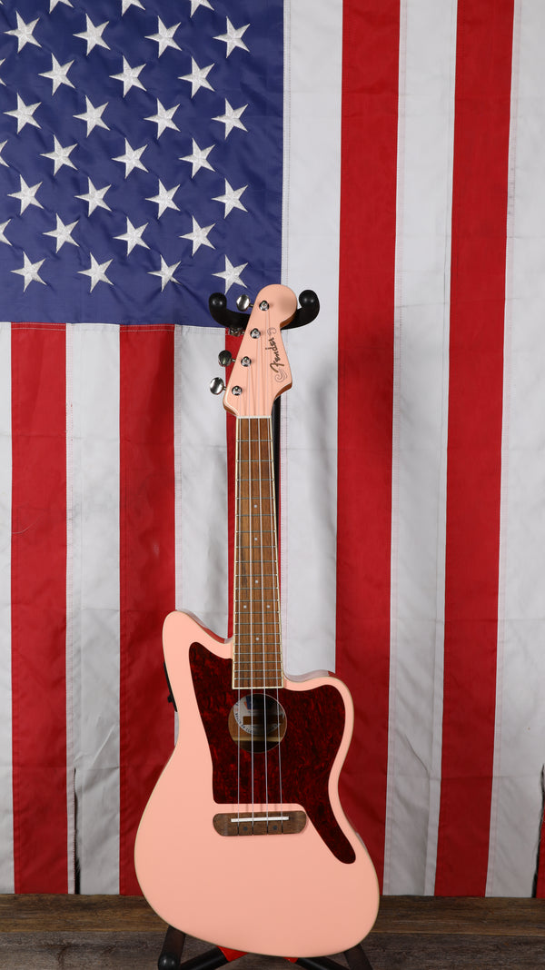 Fender Fullerton Jazzmaster Ukulele - Shell Pink