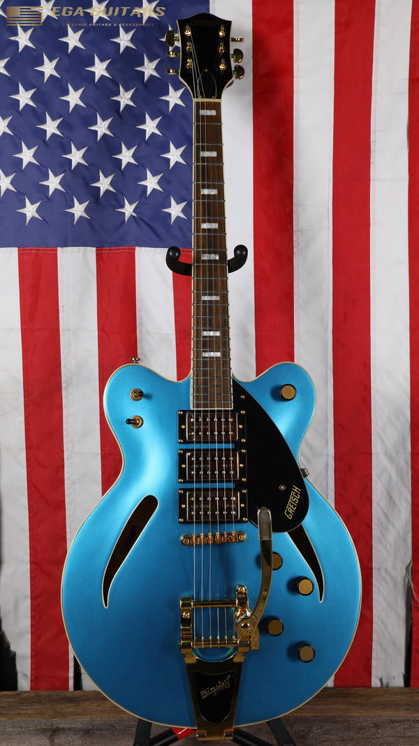 Gretsch G2655TG Streamliner™ Center Block Jr. Double-Cut with Bigsby® LTD - Riviera Blue