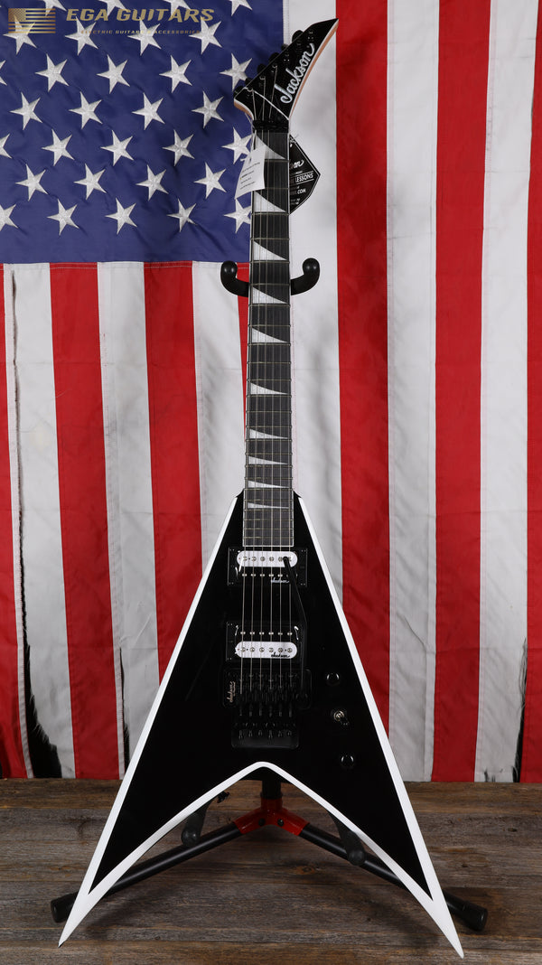 Jackson JS Series JS32 King V with Amaranth Fretboard - Black with White Bevels