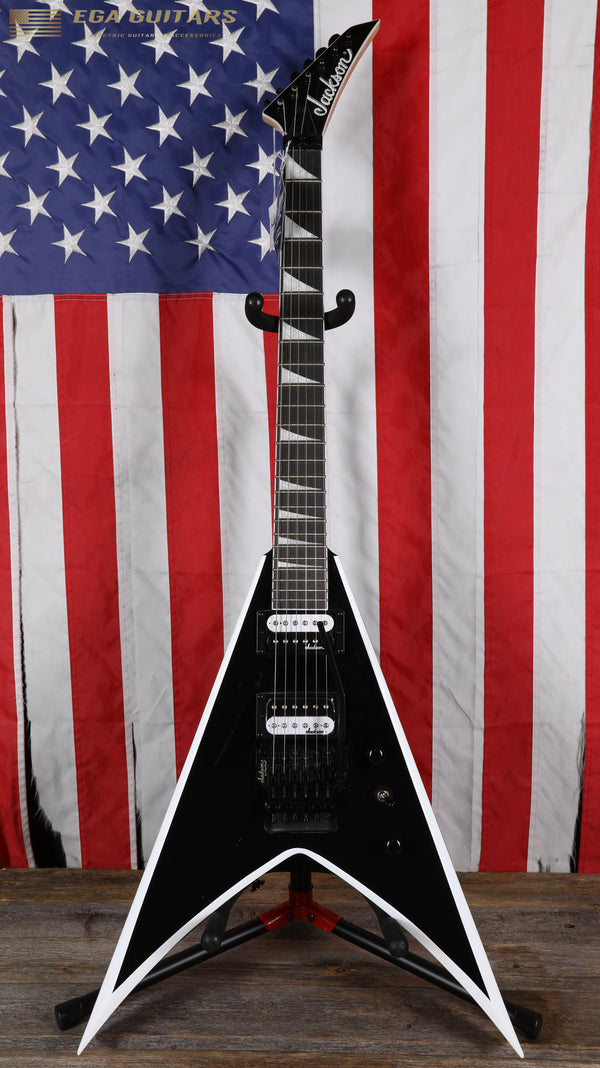 Jackson JS Series JS32 King V with Amaranth Fretboard - Black with White Bevels