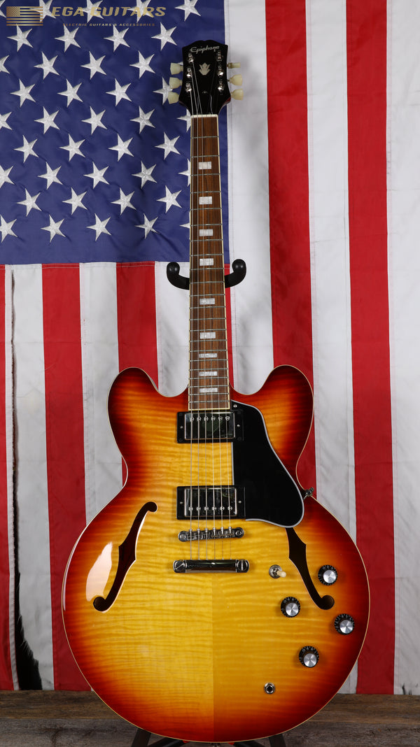 Epiphone ES-335 Figured - Raspberry Tea Burst