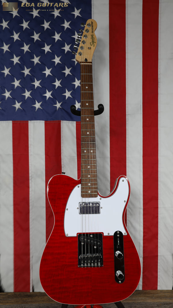 Squier Affinity Telecaster FMT SH - Crimson Red Transparent
