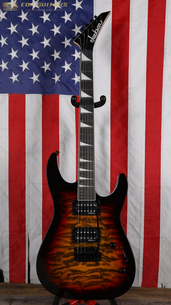 Jackson JS Series Dinky JS20 DKQ 2PT - Tobacco Burst